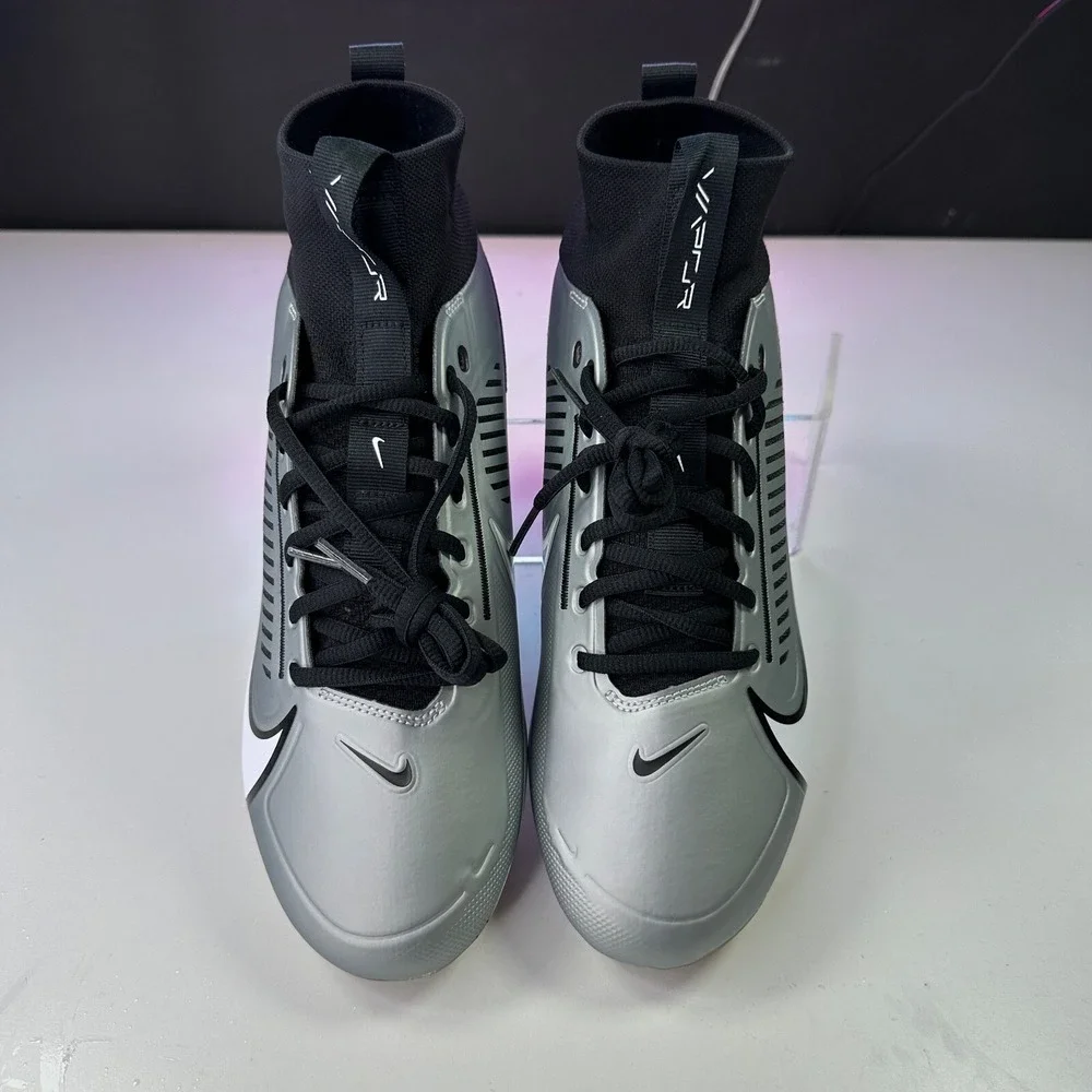 Men's Nike Vapor Edge Pro 360 2 Light Smoke Grey Black Cleats DA5456-002 Sz 15